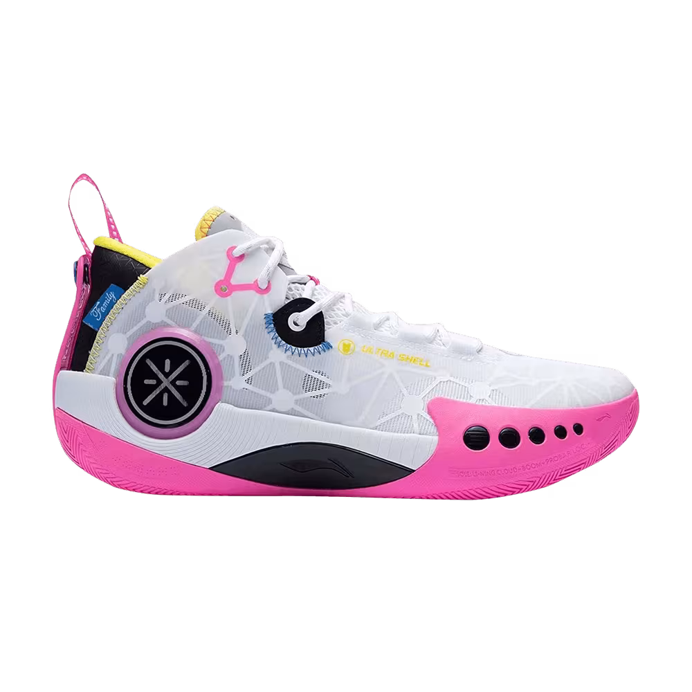 Li-Ning Wade Shadow 3 On Court White Pink