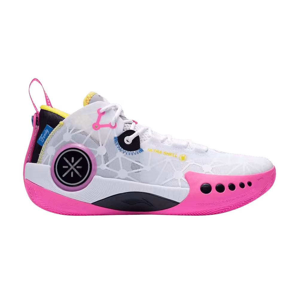 Li-Ning Wade Shadow 3 On Court White Pink