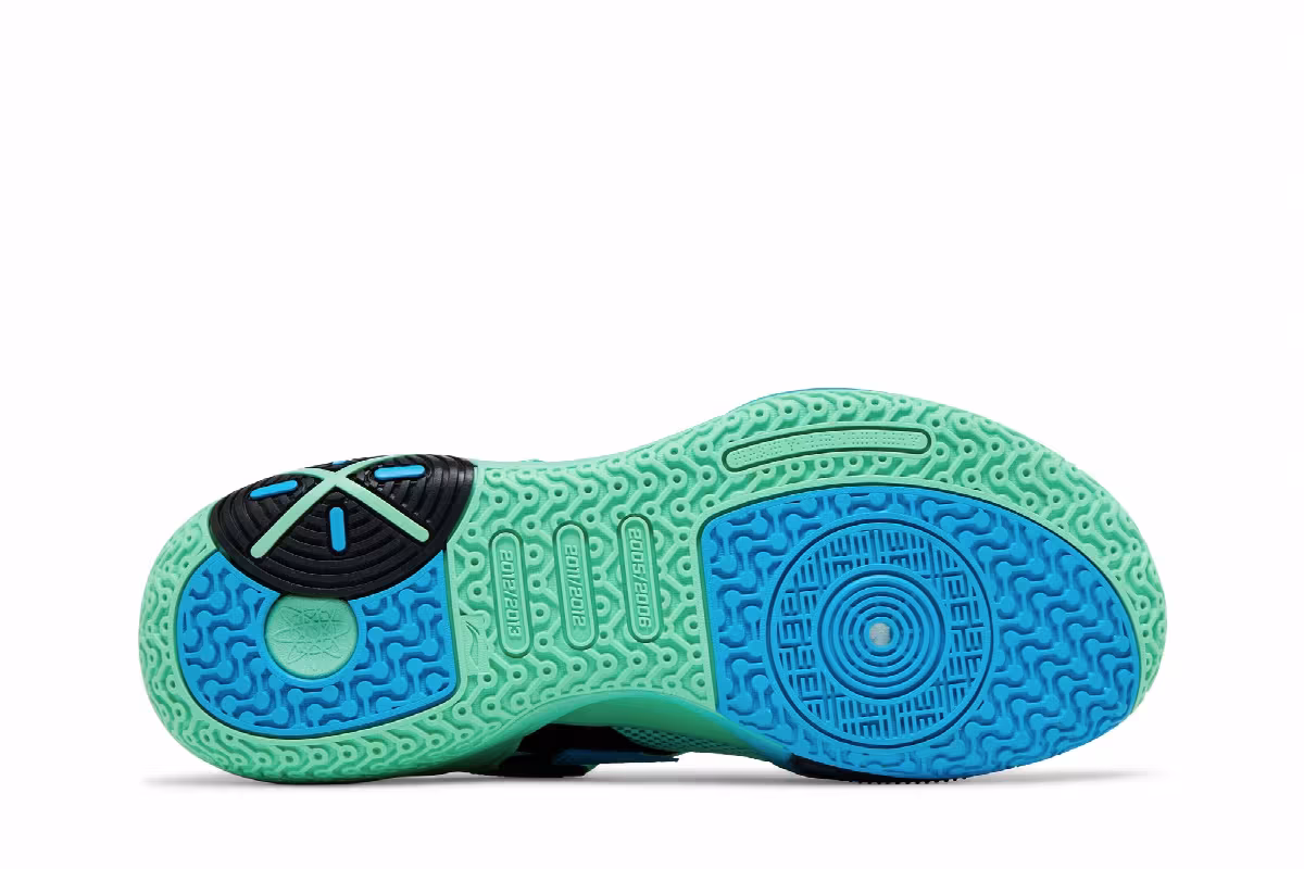 Li-Ning Wade All City 9 V2 Neon Azure Green, view 5