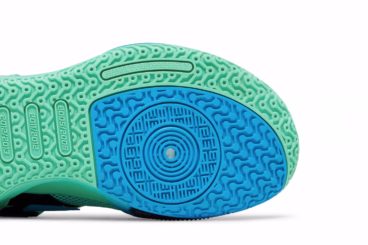 Li-Ning Wade All City 9 V2 Neon Azure Green, view 6