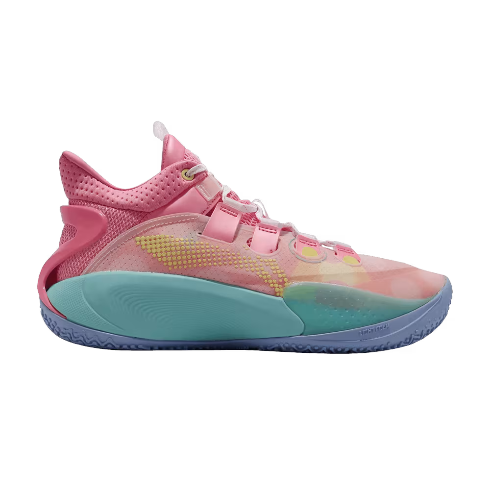Li-Ning Sonic 9 Low Geranium Pink Turquoise