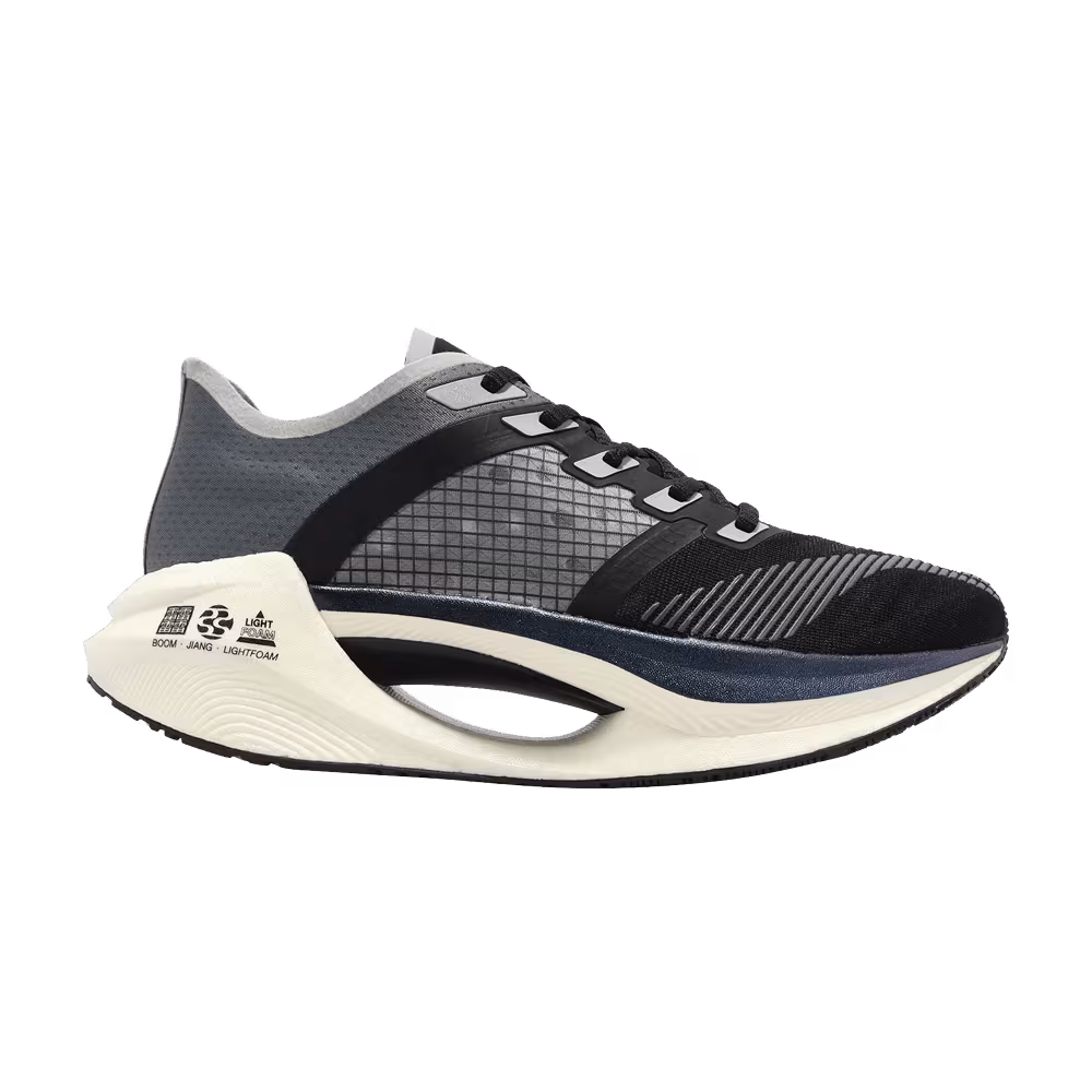 Li-Ning Shadow Essential Black Turbulence Grey