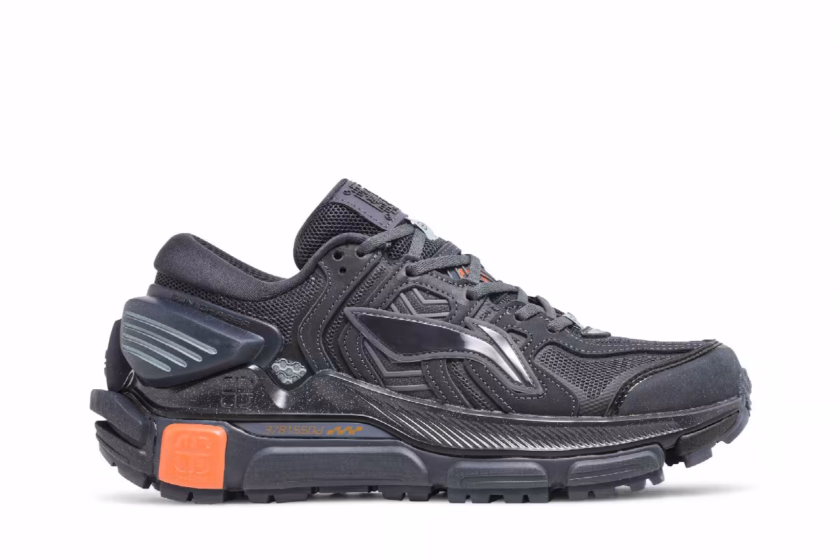 Li-Ning Sun Chaser Grey Black, view 2