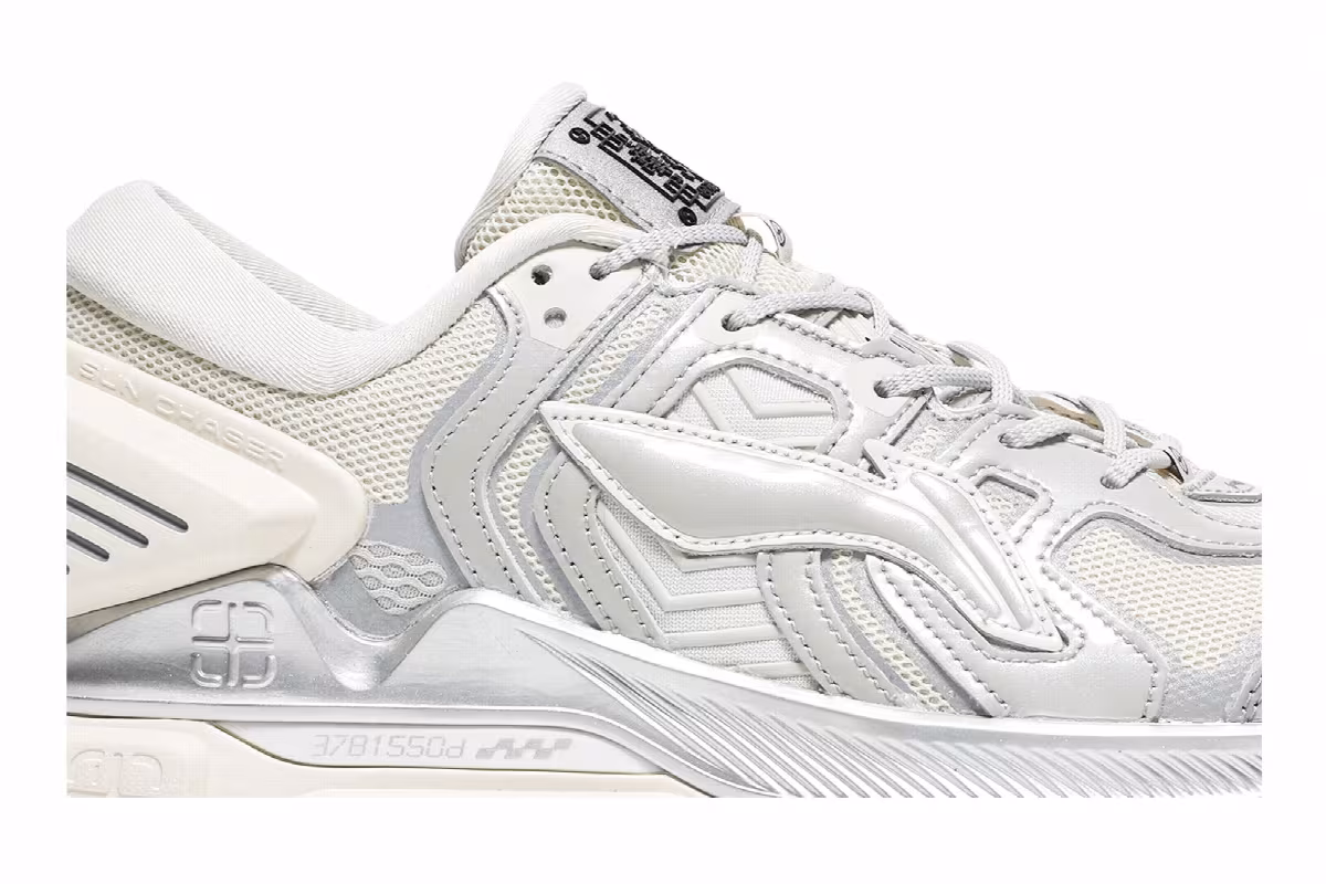 Li-Ning Sun Chaser White Grey, view 3
