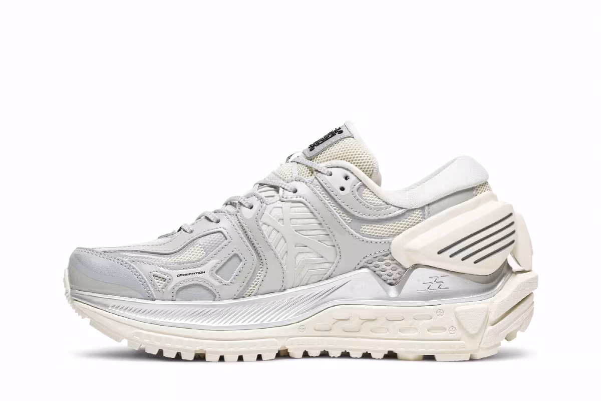 Li-Ning Women's Sun Chaser White Grey, view 4