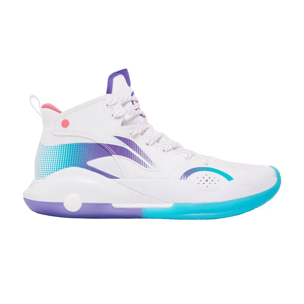 Li-Ning Yushuai 15 White Purple Turquoise