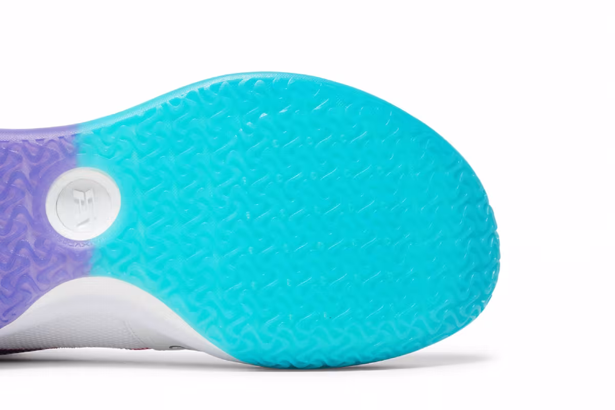 Li-Ning Yushuai 15 White Purple Turquoise, view 6
