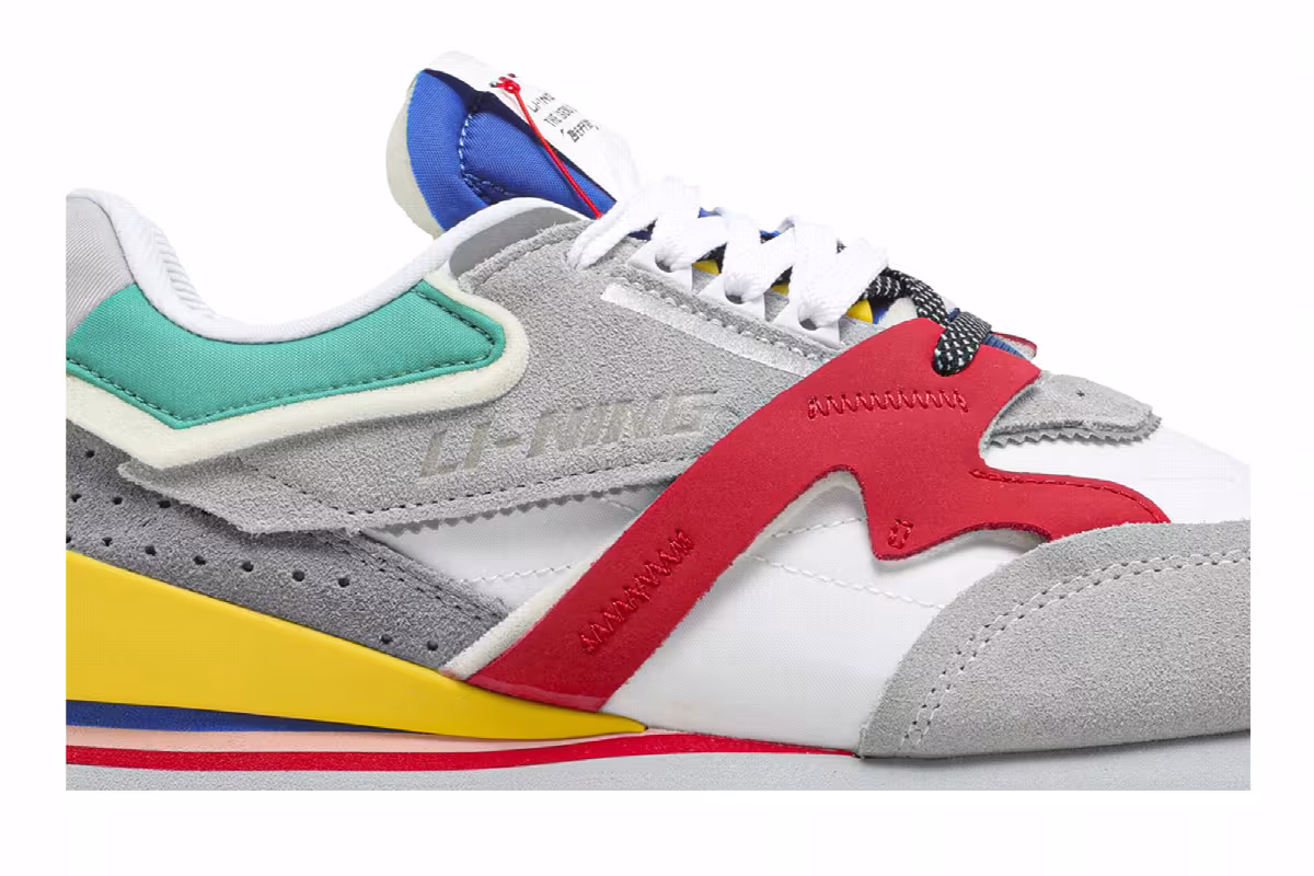 Li-Ning 001 Moment White Red, view 3