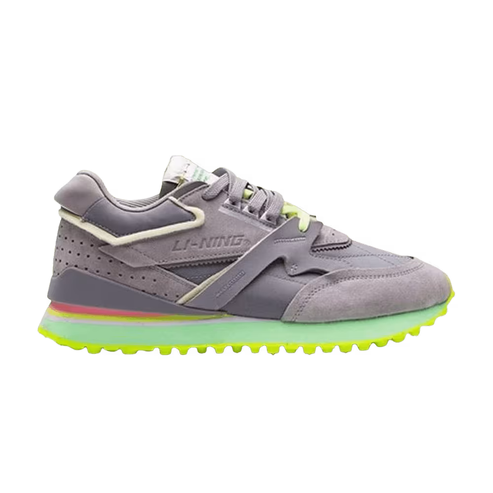 Li-Ning 001 Splicing Low Grey Green