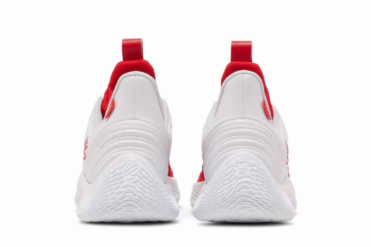 Curry Brand Curry Flow 9 Team White Red, view 7