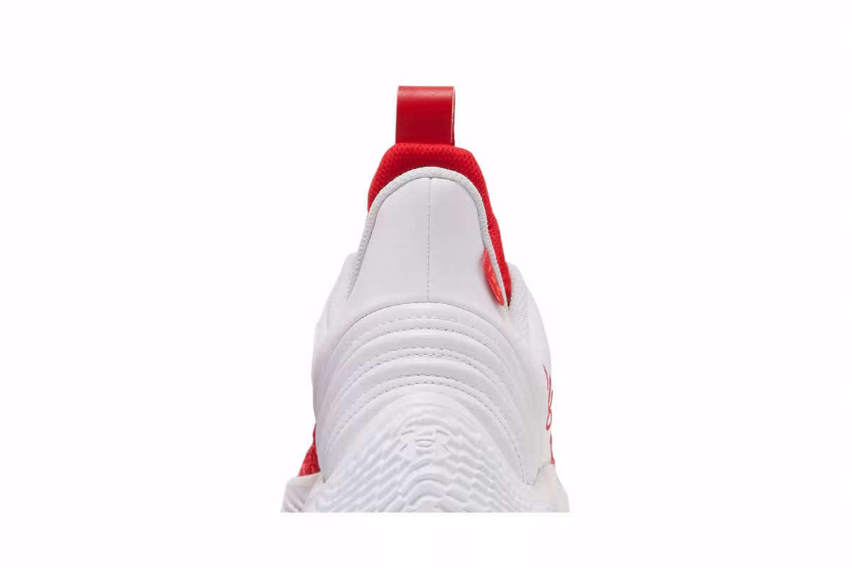 Curry Brand Curry Flow 9 Team White Red, view 8