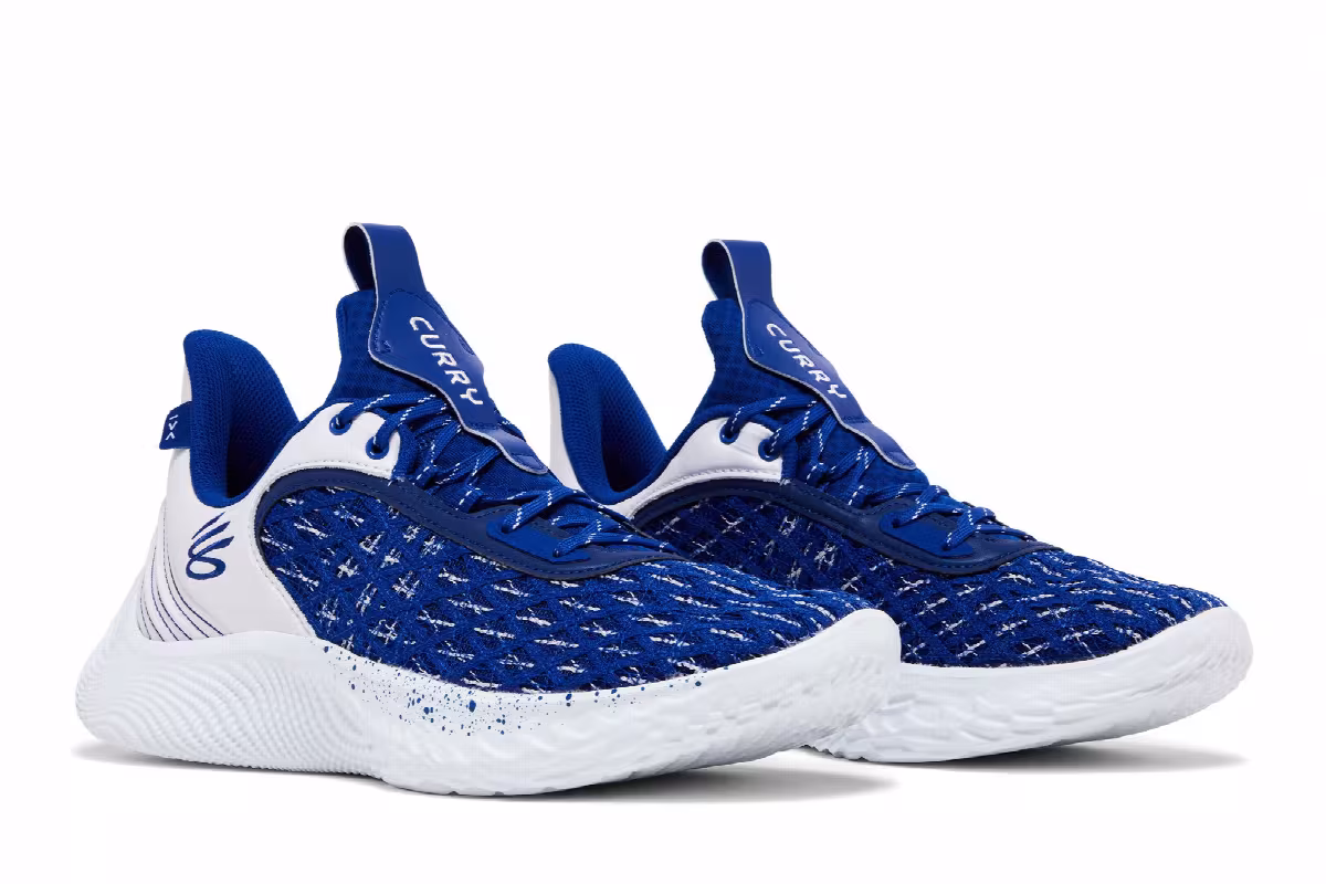 Curry Brand Curry Flow 9 Team White Royal, view 9