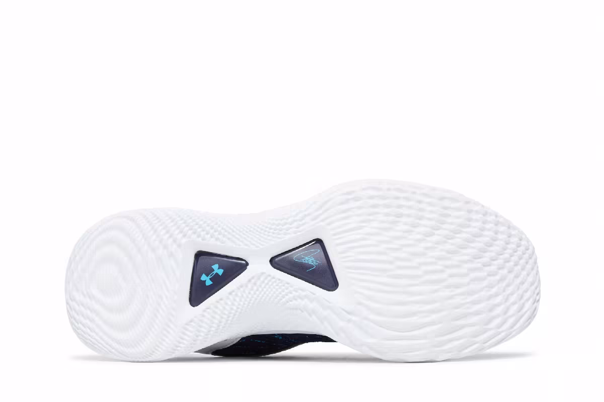 Curry Brand Curry Flow 9 Team White Midnight Navy, view 5