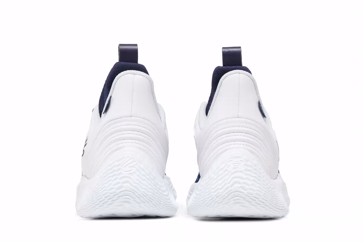 Curry Brand Curry Flow 9 Team White Midnight Navy, view 7