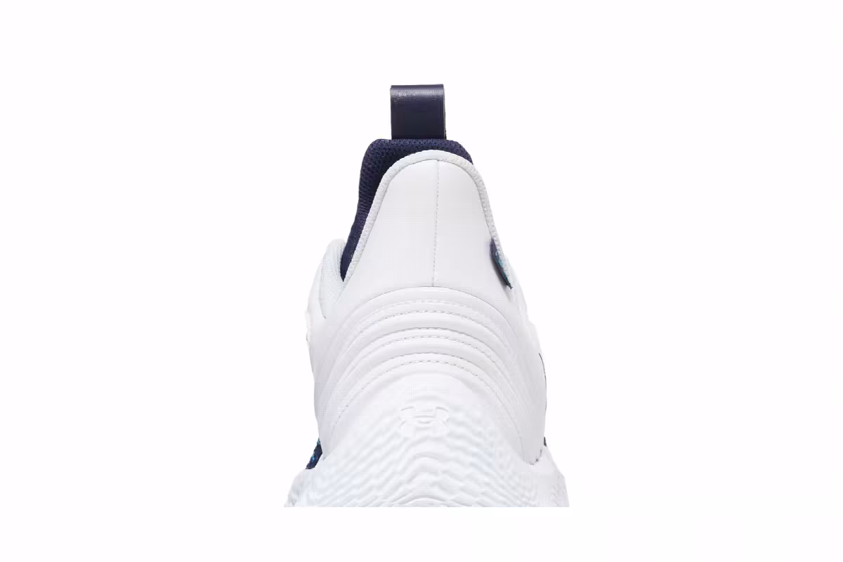 Curry Brand Curry Flow 9 Team White Midnight Navy, view 8
