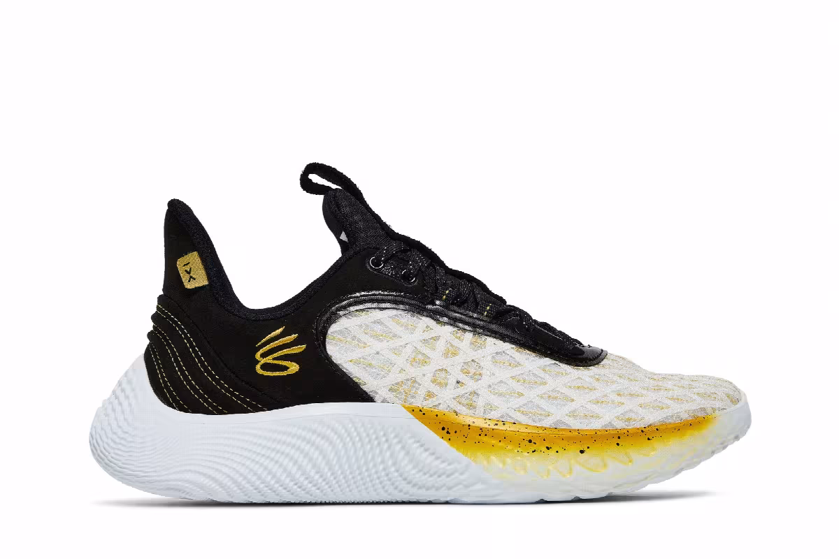 Curry Brand Curry Flow 9 Warp The Game Day - White Black, view 2