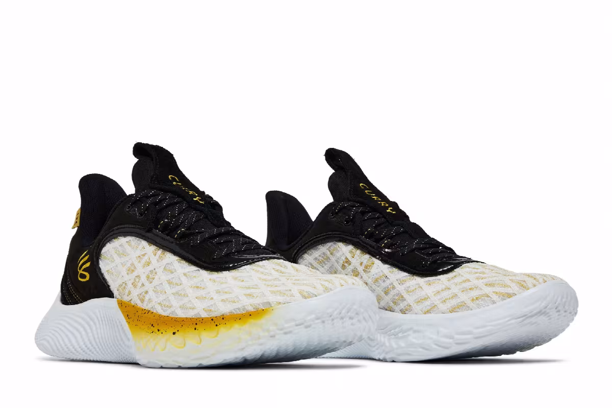 Curry Brand Curry Flow 9 Warp The Game Day - White Black, view 9