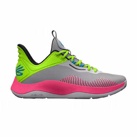Curry Brand Curry HOVR Splash 'Halo Grey Lime Pink'