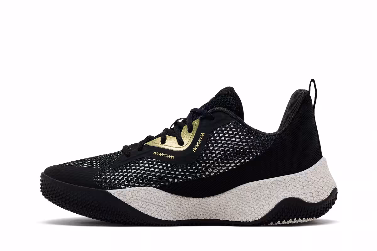 Curry Brand Curry HOVR Splash 3 Black Metallic Gold, view 4