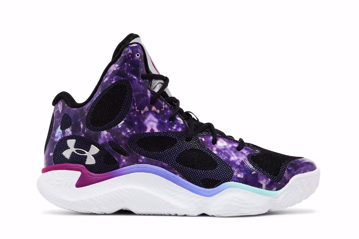 Tuff Crowd x Curry Brand Curry Spawn FloTro Amethyst, view 2