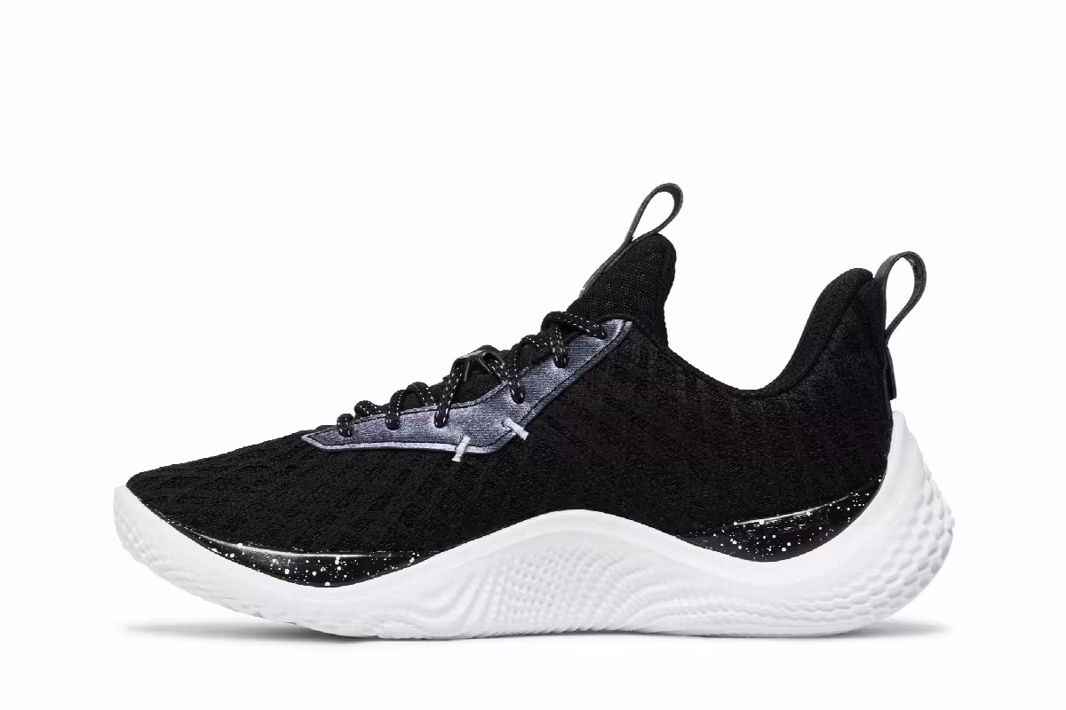 Curry Brand Curry Flow 10 Team Black White, view 4