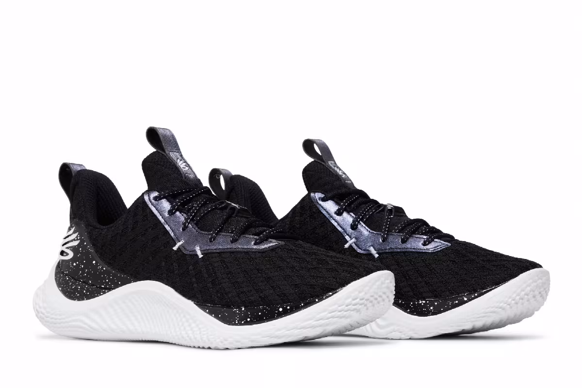 Curry Brand Curry Flow 10 Team Black White, view 9