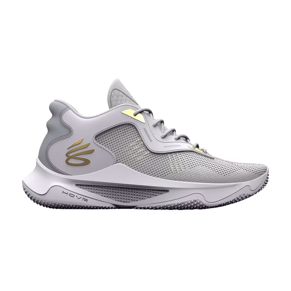 Curry Brand Curry HOVR Splash 3 White Metallic Gold