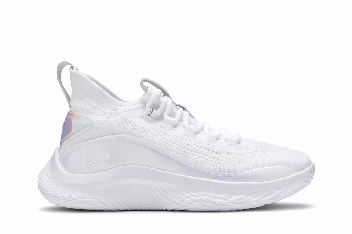 Curry Brand Curry Flow 8 GS White Iridescent, view 2
