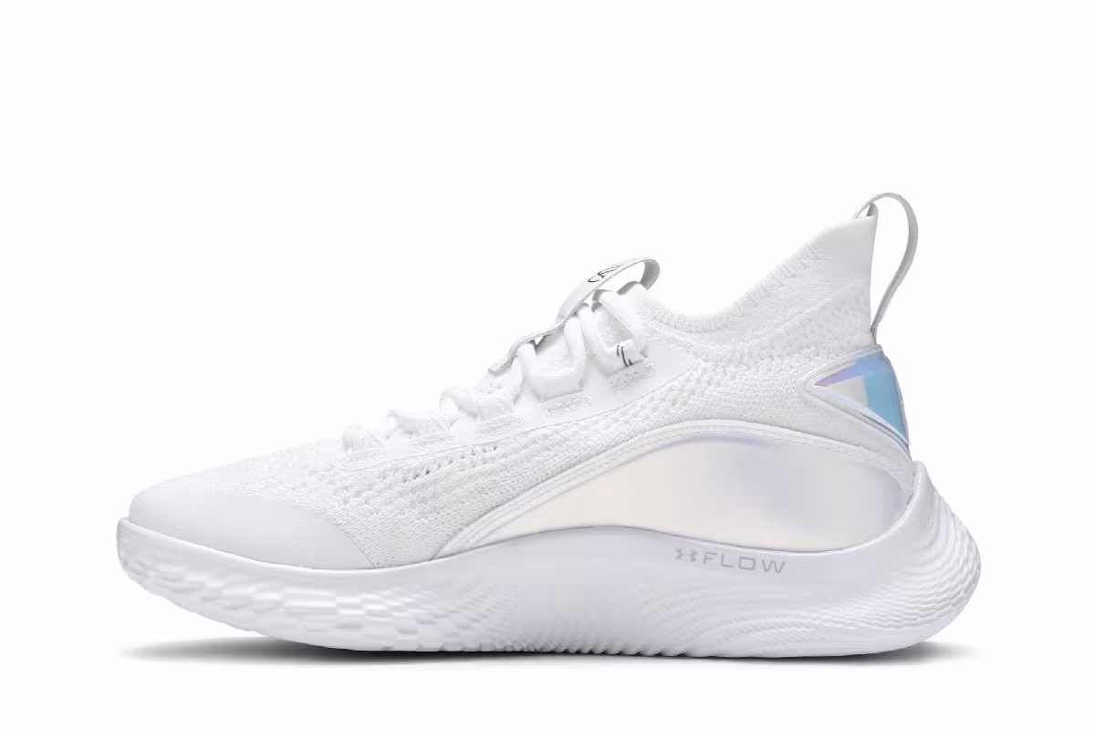 Curry Brand Curry Flow 8 GS White Iridescent, view 4
