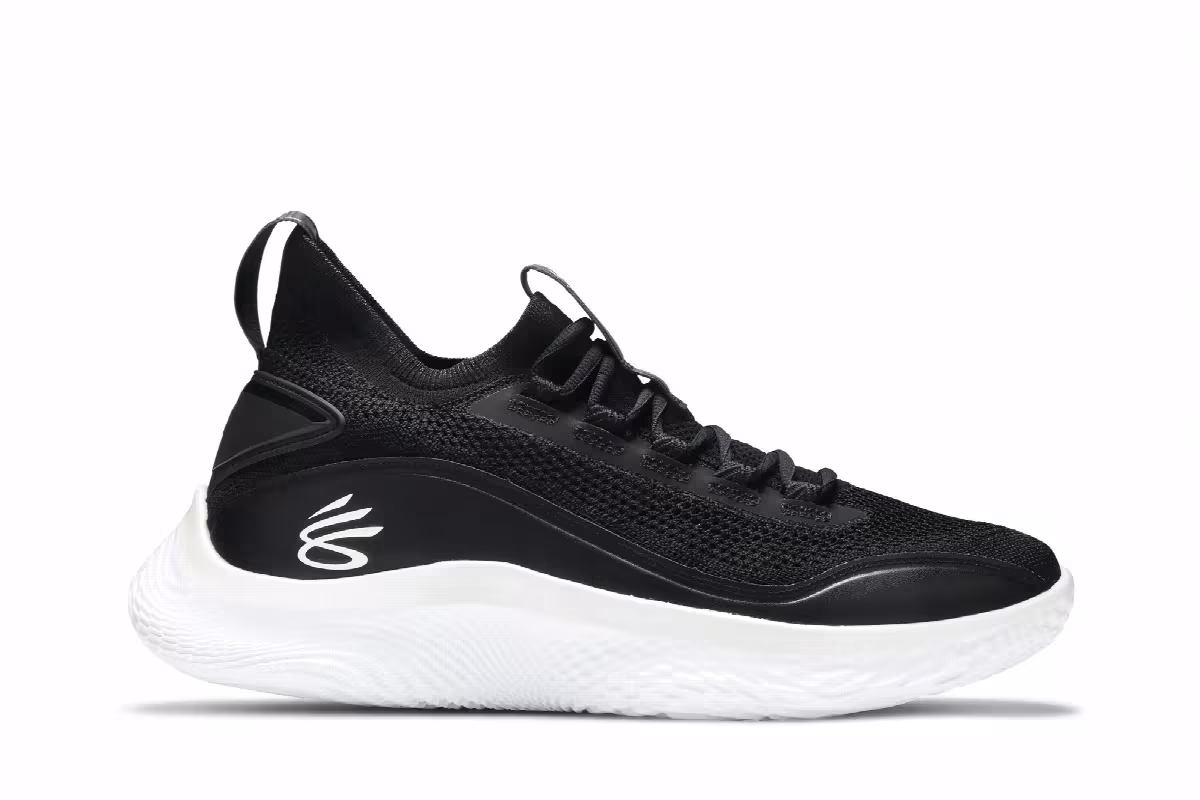Curry Brand Curry Flow 8 Black White, view 2
