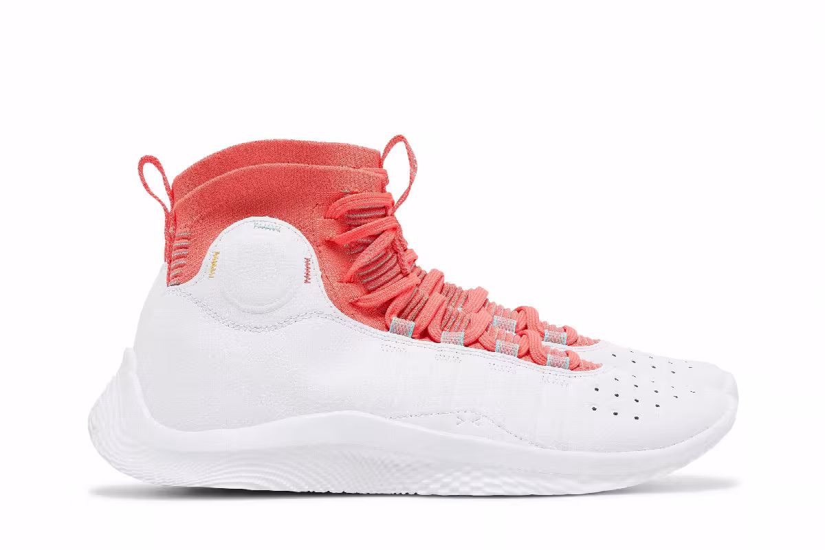 Curry Brand Curry 4 FloTro White Red, view 2