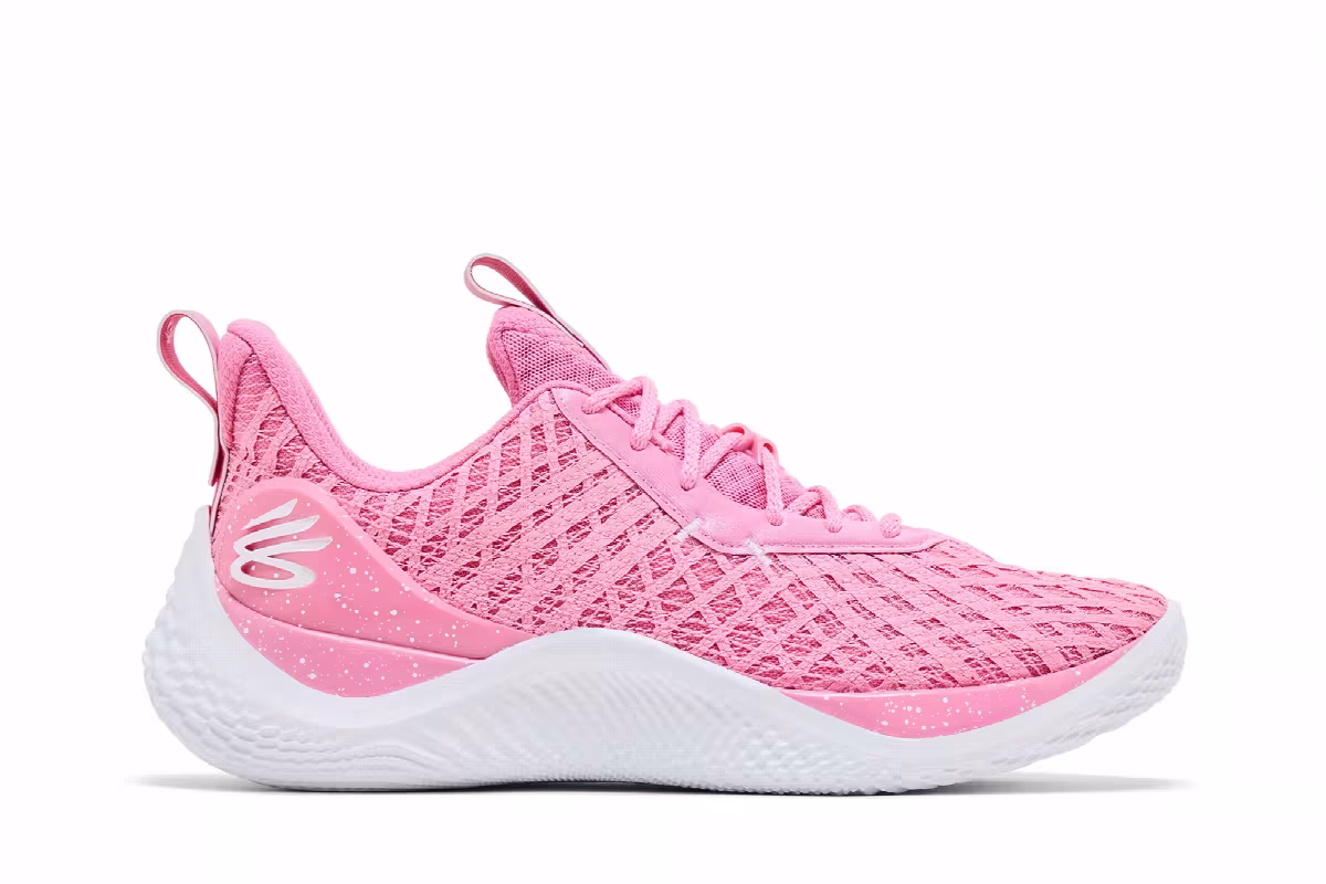 Curry Brand Curry Flow 10 Team Pink, view 2