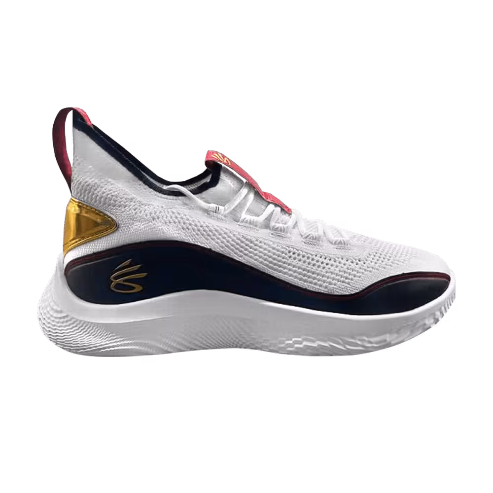 Curry Brand Curry 8 TB White Black Gold