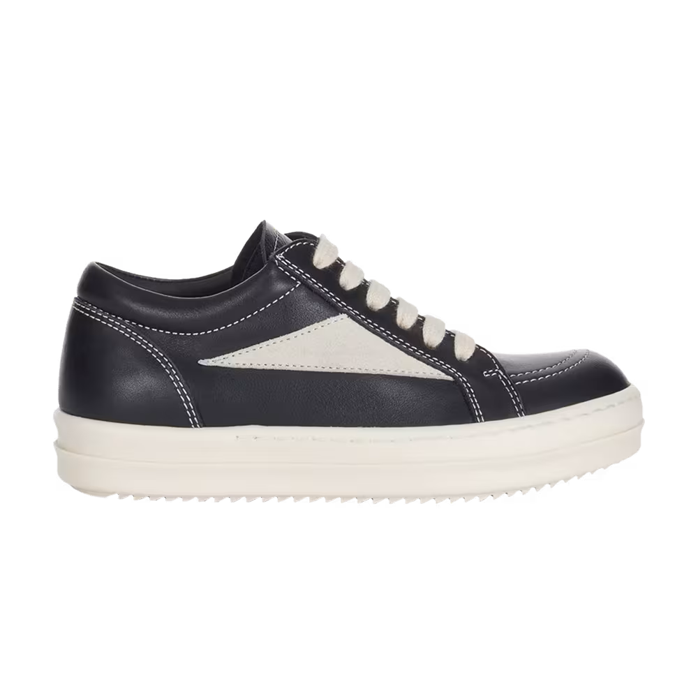 Rick Owens Babygeo Lido Vintage Sneaker Big Kid Black Milk