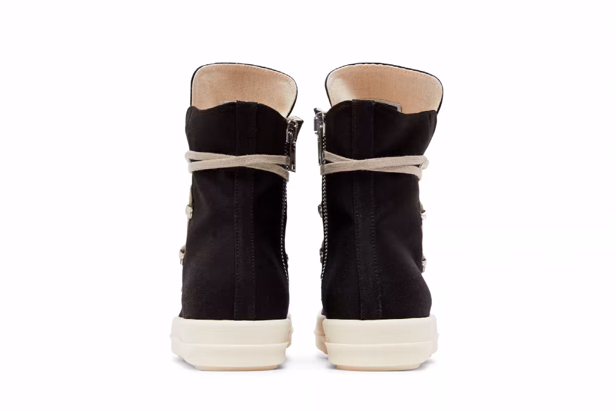 Rick Owens Lido DRKSHDW Hexa High Black Milk, view 7