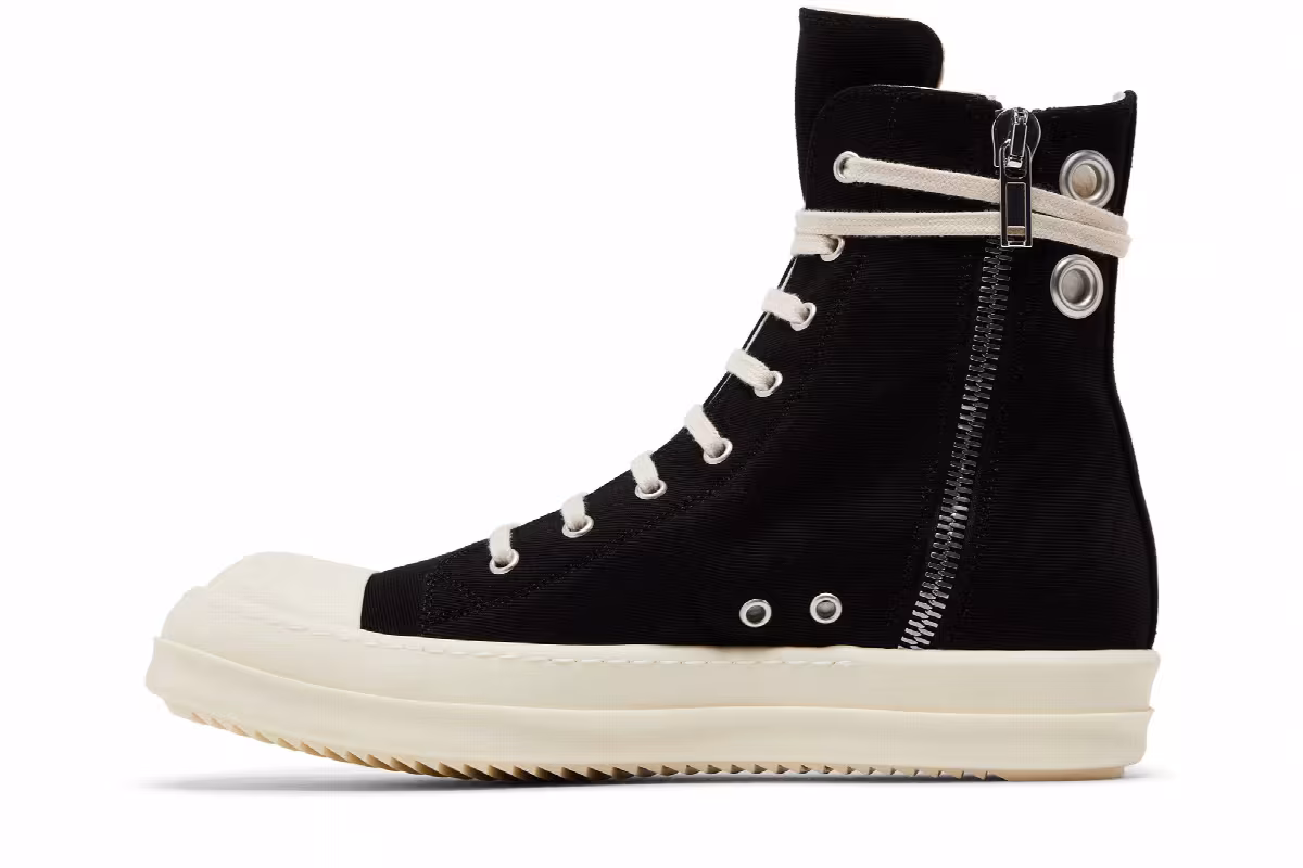 Rick Owens Lido DRKSHDW High Black Milk, view 4