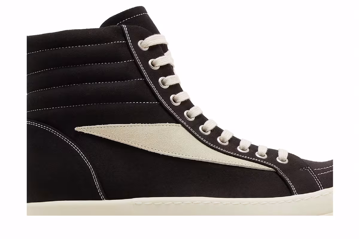 Rick Owens Lido DRKSHDW Vintage High Black Milk, view 3