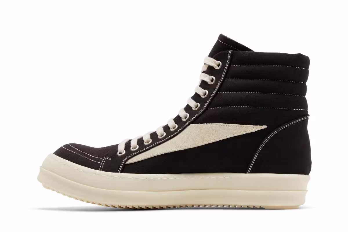 Rick Owens Lido DRKSHDW Vintage High Black Milk, view 4