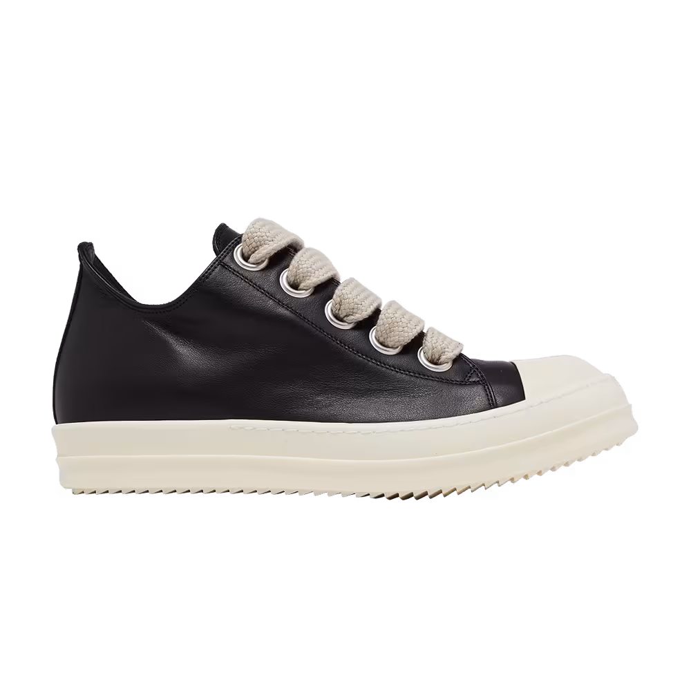 Rick Owens Porterville Jumbo Laced Low Black Pearl