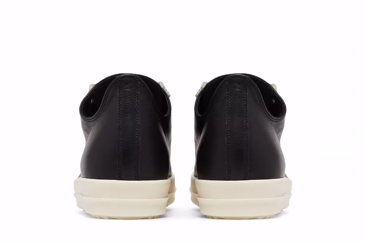 Rick Owens Porterville Jumbo Laced Low Black Pearl, view 7