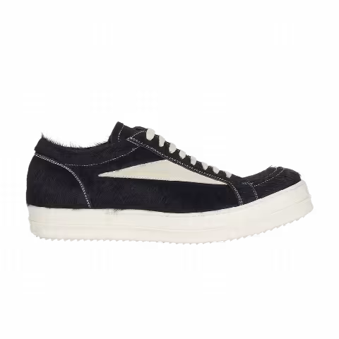 Rick Owens Lido Runway Vintage Sneaker 'Black Milk'