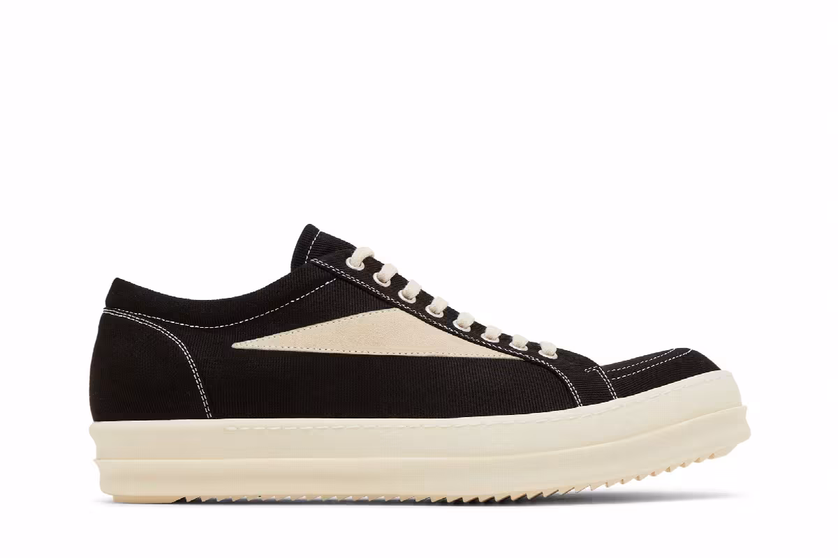 Rick Owens Porterville DRKSHDW Vintage Low Black Milk, view 2