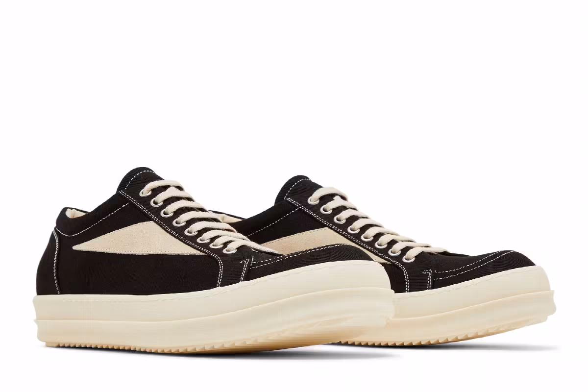 Rick Owens Porterville DRKSHDW Vintage Low Black Milk, view 9