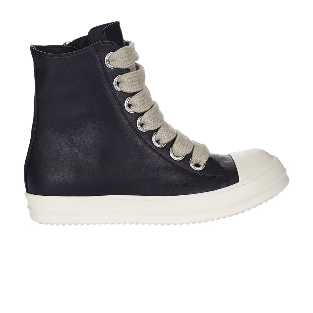 Rick Owens Porterville Jumbo Laced Sneaker Black Pearl
