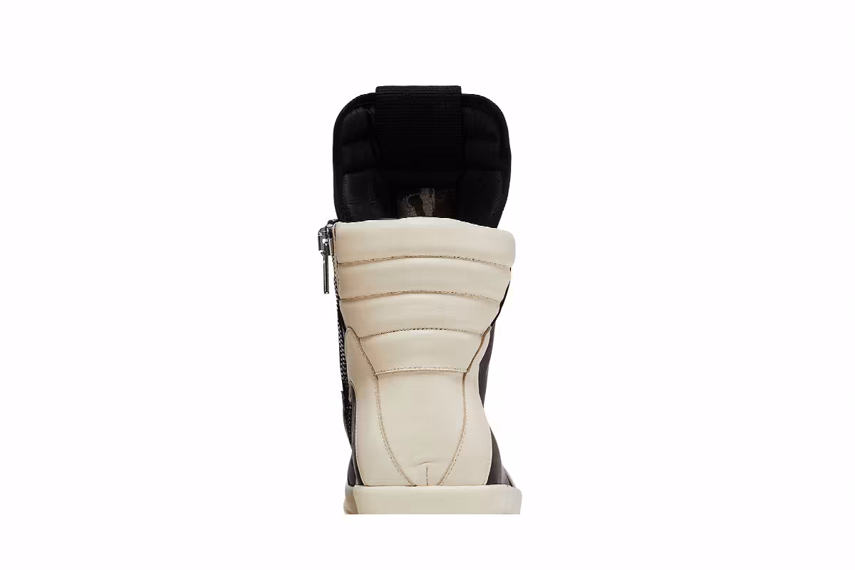 Rick Owens Porterville Geobasket Black Milk, view 8