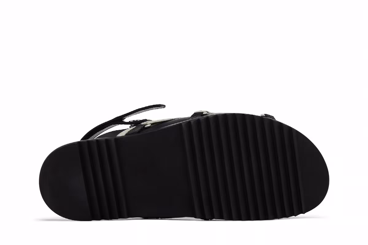 Rick Owens Hollywood Megalaced Mule Granola Black, view 5