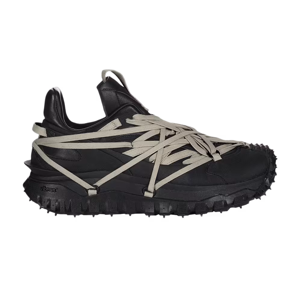 Rick Owens x Moncler Trailgrip Megalace Black