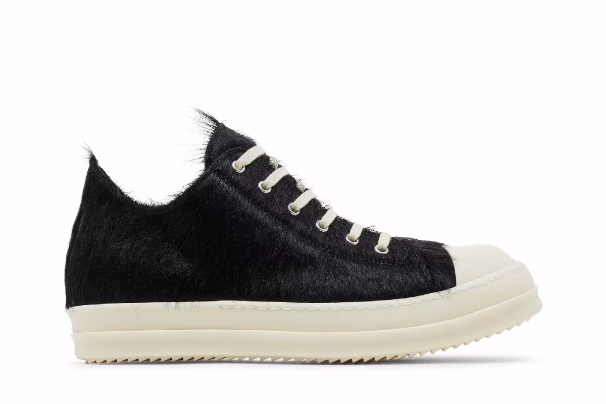 Rick Owens Lido Runway Low Black Milk, view 2