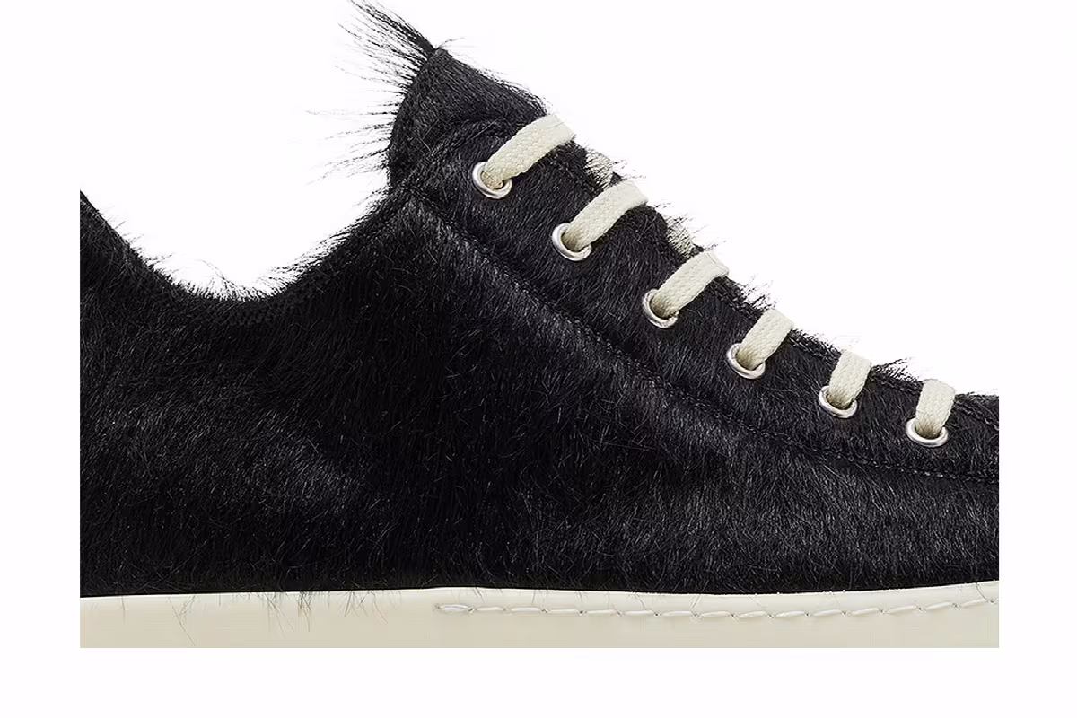 Rick Owens Lido Runway Low Black Milk, view 3