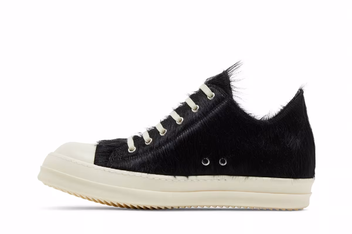 Rick Owens Lido Runway Low Black Milk, view 4
